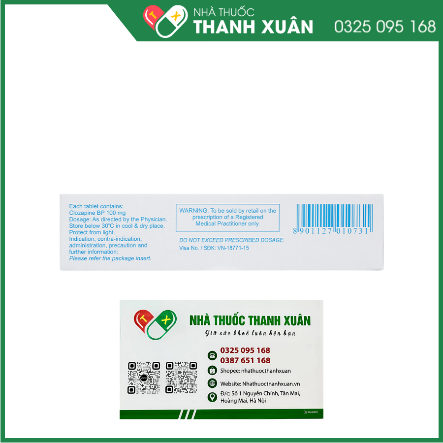 Sunsizopin 100 điều trị chứng tâm thần phân liệt